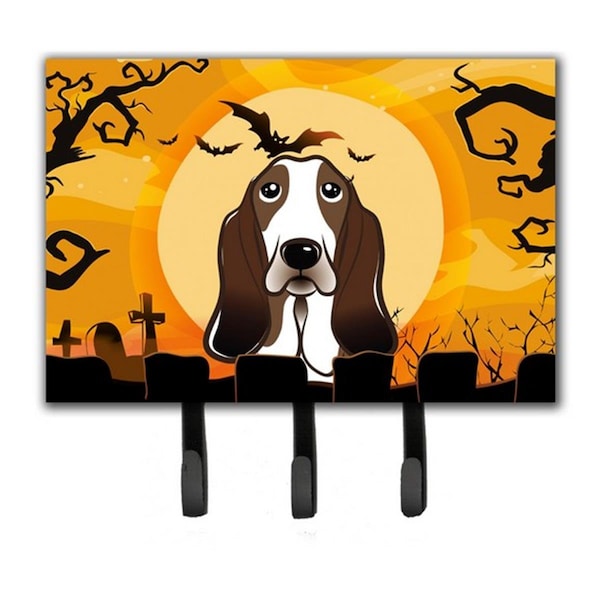 Jensendistributionservices Halloween Basset Hound Leash & Key Holder - MI2088683