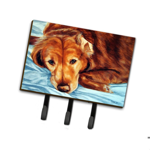 Carolines Treasures Golden Retriever by Tanya and Craig Amberson Leash or Key Holder - AMB1040TH68