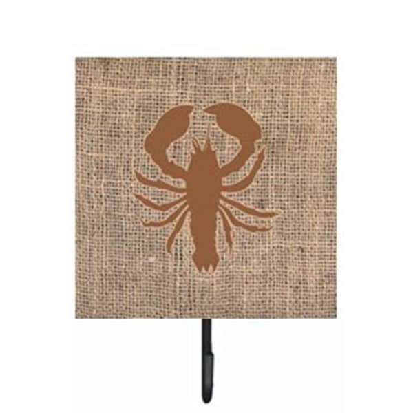 Carolines Treasures Lobster Burlap and Brown Leash Or Key Holder - BB1015-BL-BN-SH4