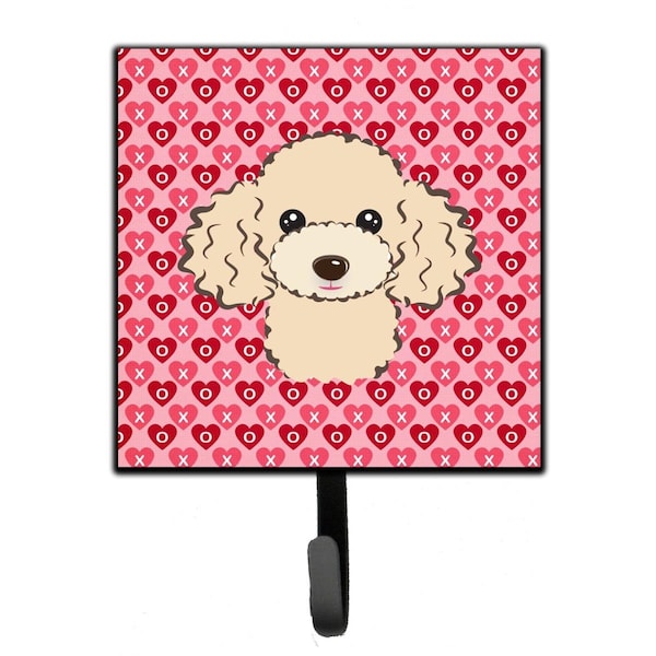 Carolines Treasures Buff Poodle Hearts Leash or Key Holder - BB5328SH4