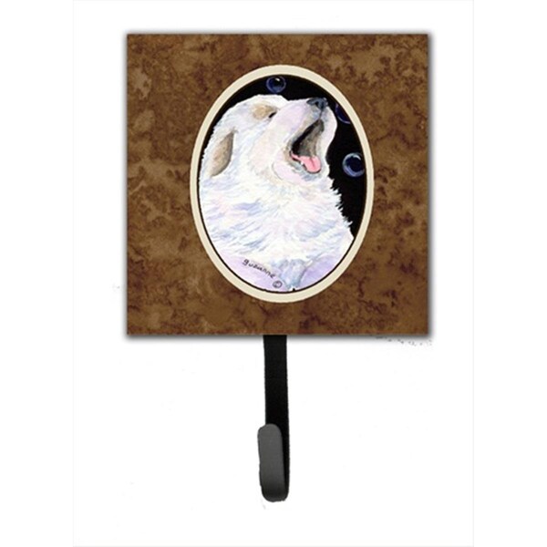 Micasa 4.25 x 6 in. Great Pyrenees Leash Or Key Hook - MI232378