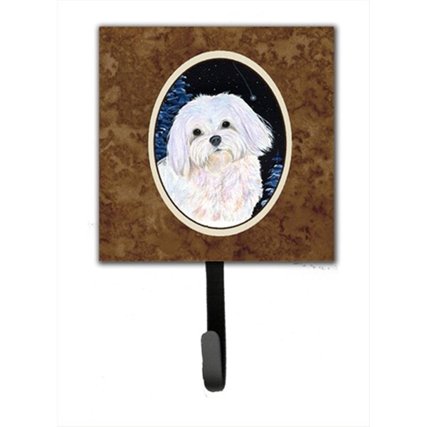 Jensendistributionservices Starry Night Maltese Leash Holder Or Key Hook - MI1712548