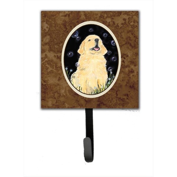 Micasa 4.25 x 6 in. Golden Retriever Leash Or Key Hook - MI234505