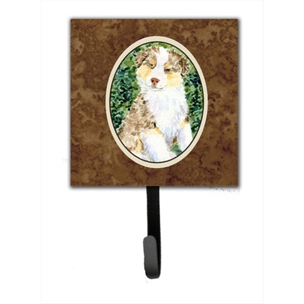 Jensendistributionservices 4.25 x 6 in. Australian Shepherd Leash Or Key Hook - MI2087606
