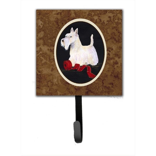 Jensendistributionservices 4.25 x 6 in. Scottish Terrier Leash Or Key Hook - MI1657558