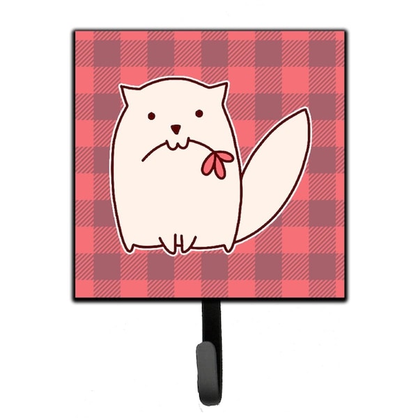 Jensendistributionservices Cat Pink Plad Leash or Key Holder - MI1715431