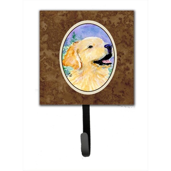 Jensendistributionservices 4.25 x 6 in. Golden Retriever Leash Or Key Hook - MI1713597