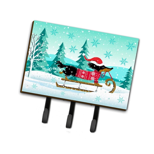 Carolines Treasures Merry Christmas Dachshund Leash or Key Holder - VHA3030TH68