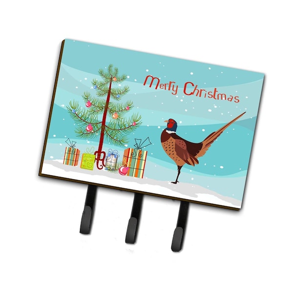 Carolines Treasures Ring-necked Common Pheasant Christmas Leash or Key Holder - BB9297TH68