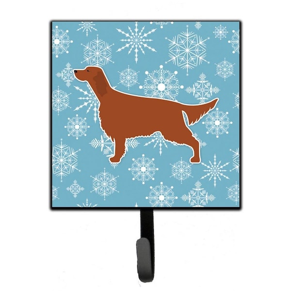 Carolines Treasures Winter Snowflake Irish Setter Leash or Key Holder - BB3493SH4