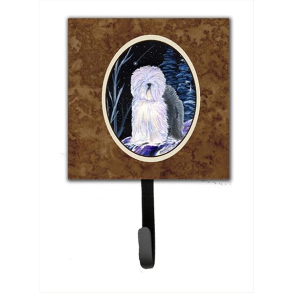 Jensendistributionservices Starry Night Old English Sheepdog Leash Holder Or Key Hook - MI1713467