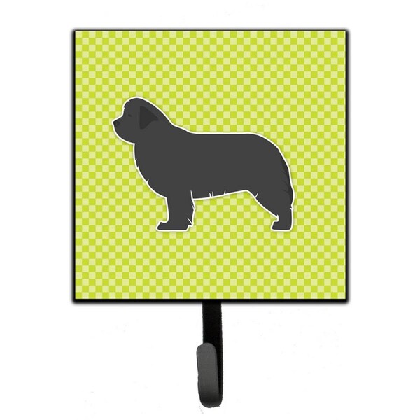 Micasa Newfoundland Checkerboard Green Leash or Key Holder - MI230135