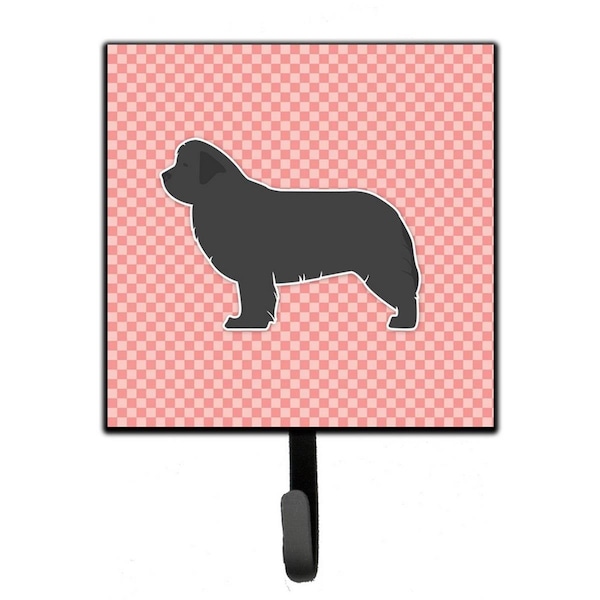 Micasa Newfoundland Checkerboard Pink Leash or Key Holder - MI227550