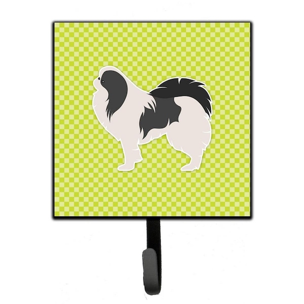 Micasa Japanese Chin Checkerboard Green Leash or Key Holder - MI227581