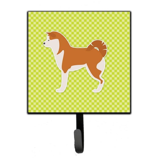 Jensendistributionservices Akita Checkerboard Green Leash or Key Holder - MI1709932
