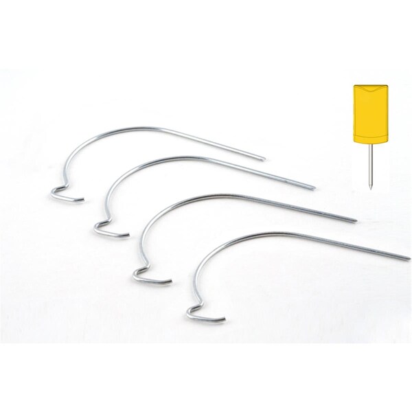 Hangman 30 lbs Silver Stainless Steel J-Hooks - 4 per Pack - 4766234