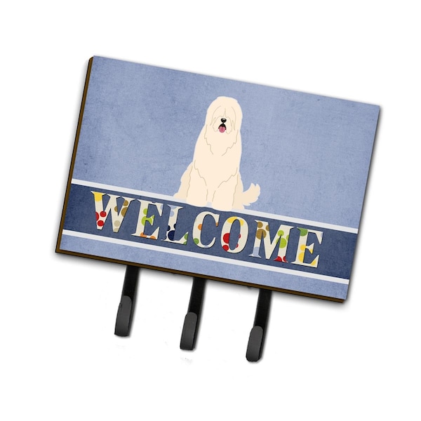 Carolines Treasures South Russian Sheepdog Welcome Leash or Key Holder - BB5605TH68