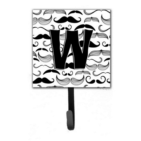 Jensendistributionservices Letter W Moustache Initial Leash & Key Holder - MI1658331