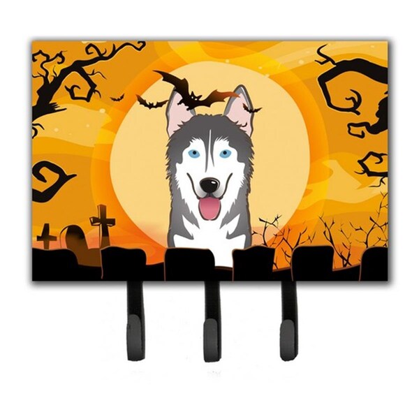 Jensendistributionservices Halloween Alaskan Malamute Leash & Key Holder - MI1718561
