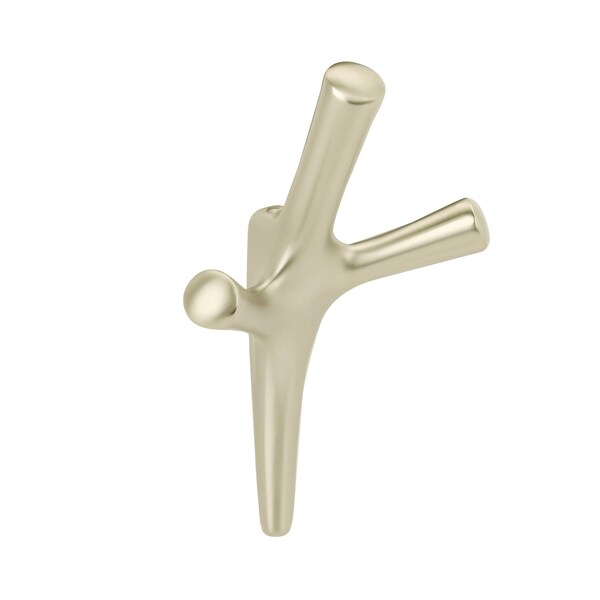 Amerock Kodiak Contemporary Triple Prong Golden Champagne Wall Hook - HBX37016BBZ