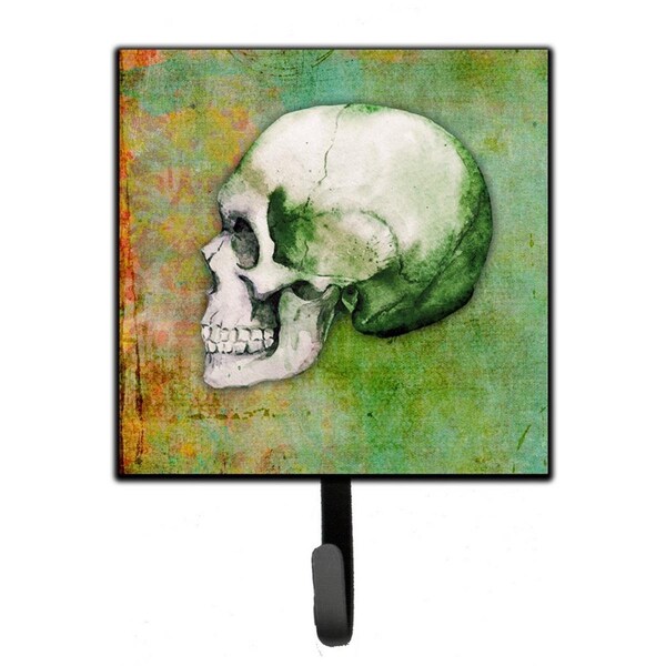 Jensendistributionservices Day of the Dead Green Skull Leash or Key Holder - MI1709946