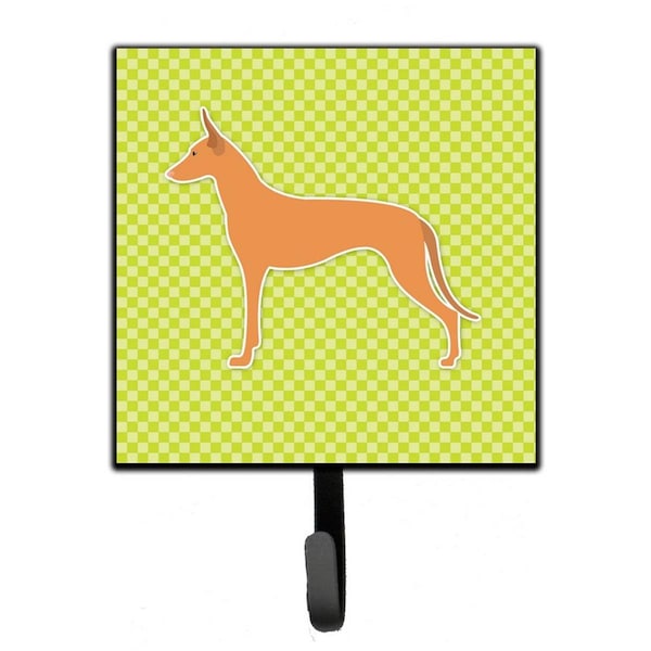 Micasa Pharaoh Hound Checkerboard Green Leash or Key Holder - MI230125