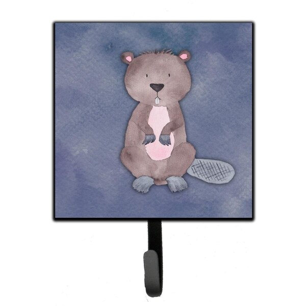 Jensendistributionservices Beaver Watercolor Leash or Key Holder - MI1715367