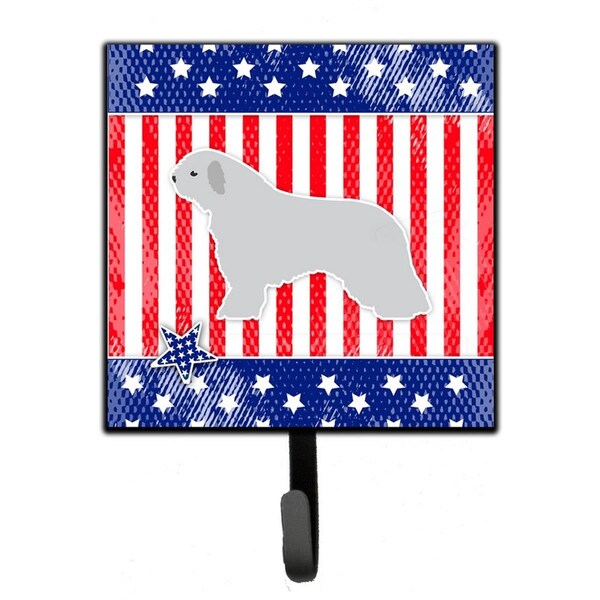 Jensendistributionservices USA Patriotic Spanish Water Dog Leash or Key Holder - MI1711679