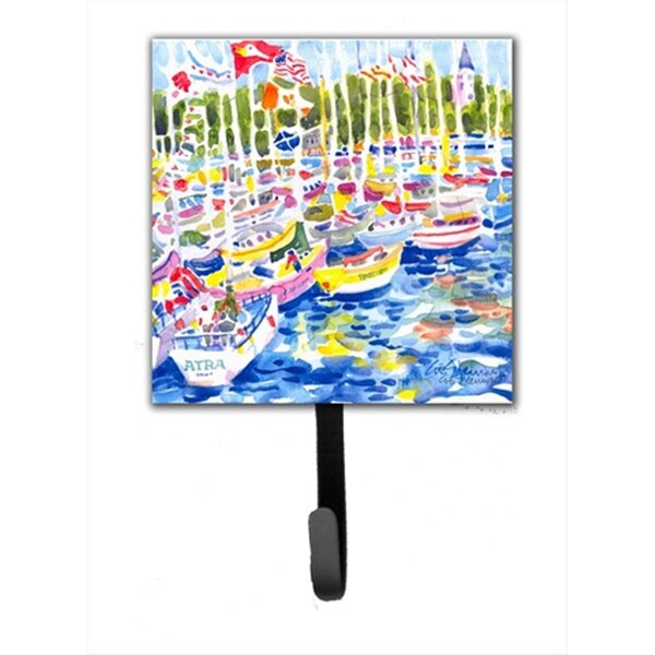 Jensendistributionservices Bunch Of Boats At Harbour Leash Holder Or Key Hook - MI1656618