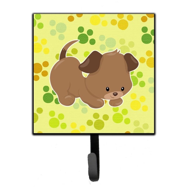 Jensendistributionservices Puppy on Green Pawprints Leash or Key Holder - MI1721199