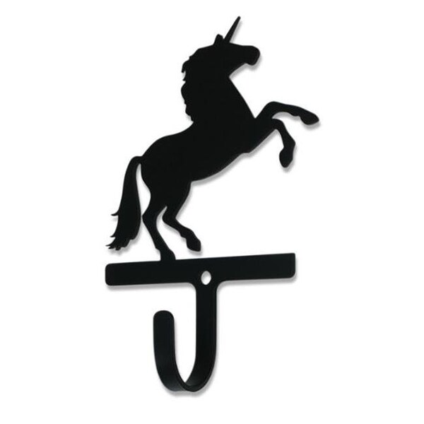 Village Wrought Iron Village Wrought Iron WH-375-S Unicorn Wall Hook - Small - WH-375-S
