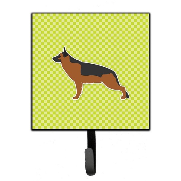Micasa German Shepherd Checkerboard Green Leash or Key Holder - MI221823
