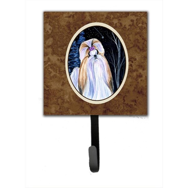 Jensendistributionservices Starry Night Shih Tzu Leash Holder Or Key Hook - MI1657545