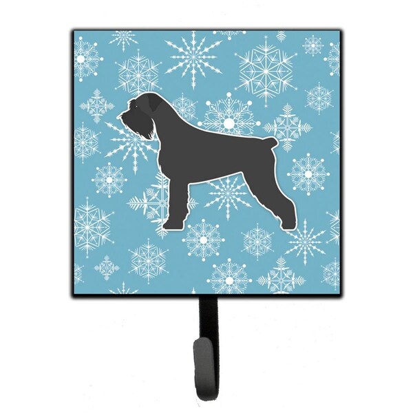 Jensendistributionservices Winter Snowflake Giant Schnauzer Leash or Key Holder - MI1705051