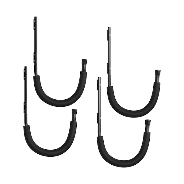 Rad Sportz Garage Hooks 4-Pack - Storage for Tools, Hoses, & Equipment with 100lb Capacity by, 4PK - 83-ST5254-2