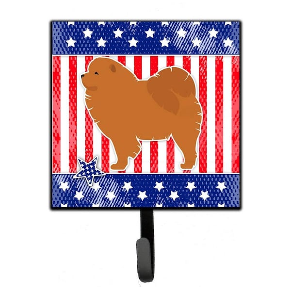 Jensendistributionservices USA Patriotic Chow Chow Leash or Key Holder - MI1654810