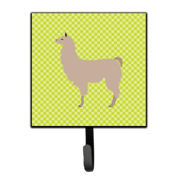 Carolines Treasures Llama Green Leash or Key Holder - BB7742SH4