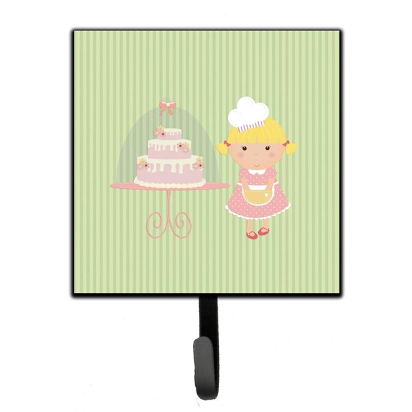 Carolines Treasures Cake Baker Blonde Green Leash or Key Holder - BB7262SH4
