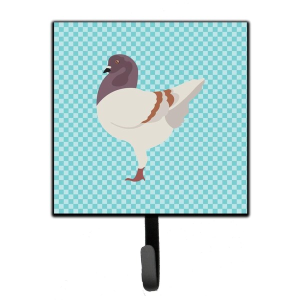 Carolines Treasures German Modena Pigeon Blue Check Leash or Key Holder - BB8123SH4