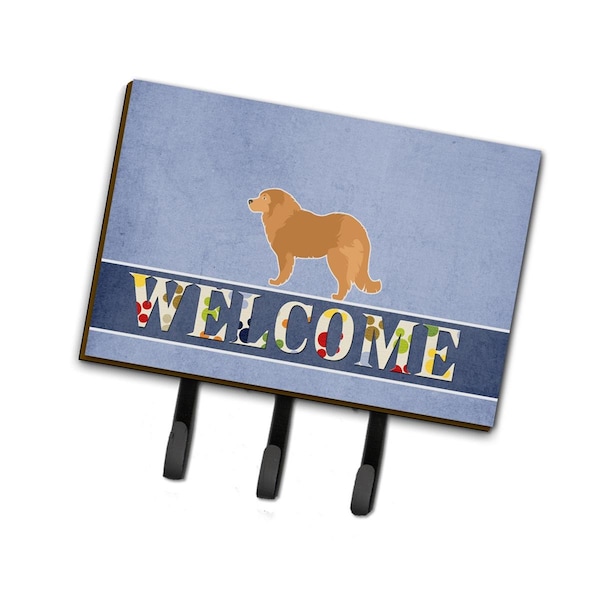 Carolines Treasures Caucasian Shepherd Dog Welcome Leash or Key Holder - BB5529TH68