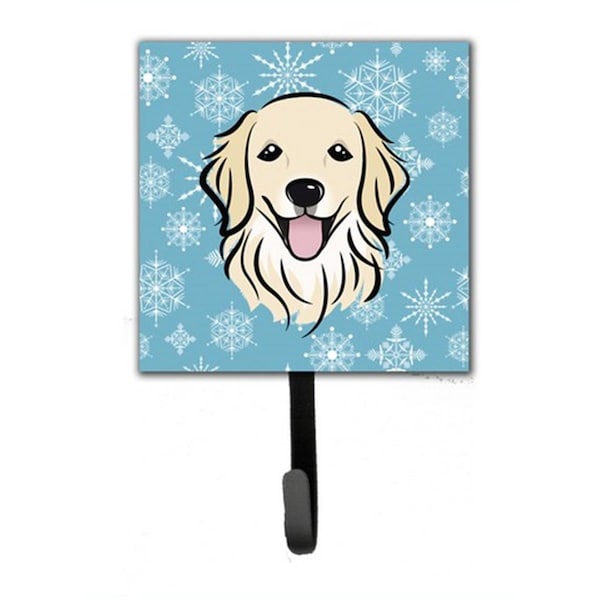 Jensendistributionservices Snowflake Golden Retriever Leash & Key Holder - MI1719476