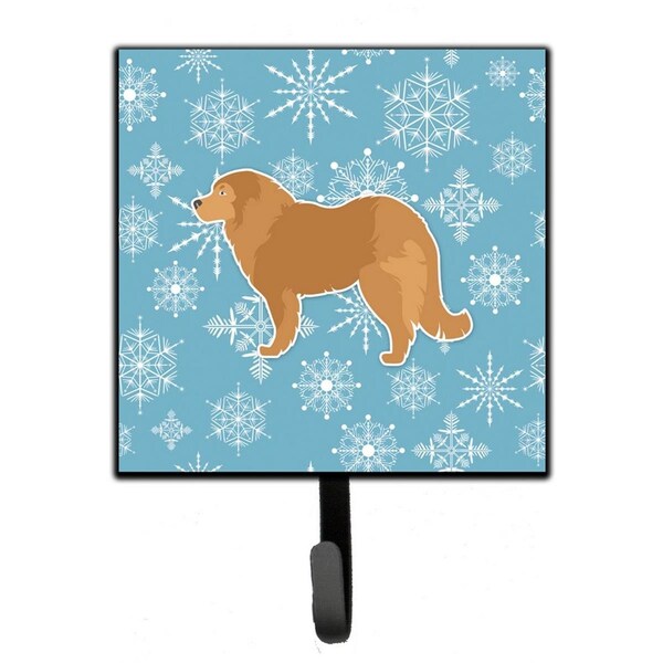 Carolines Treasures Winter Snowflake Caucasian Shepherd Dog Leash or Key Holder - BB3525SH4