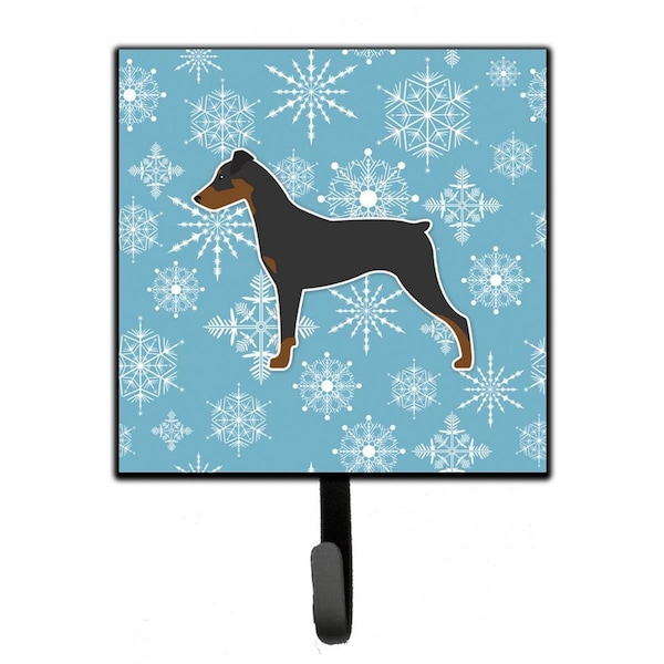 Carolines Treasures Winter Snowflake German Pinscher Leash or Key Holder - BB3513SH4