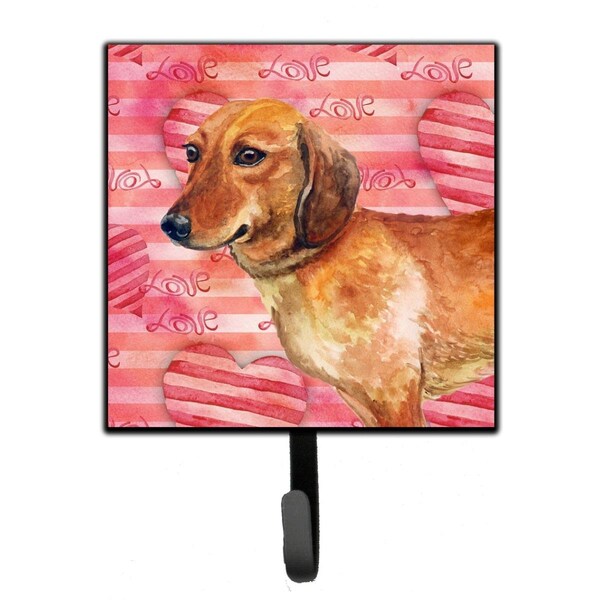 Jensendistributionservices Dachshund Love Leash or Key Holder - MI2087274
