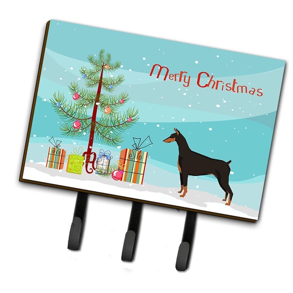 Carolines Treasures Doberman Pinscher Christmas Tree Leash or Key Holder - CK3535TH68