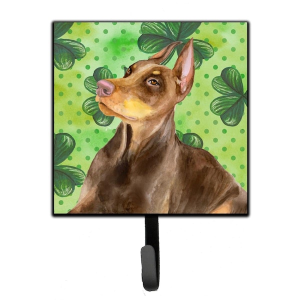 Carolines Treasures Doberman Pinscher St Patricks Leash or Key Holder - BB9883SH4