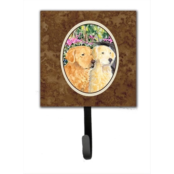 Micasa 4.25 x 6 in. Golden Retriever Leash Or Key Hook - MI238404