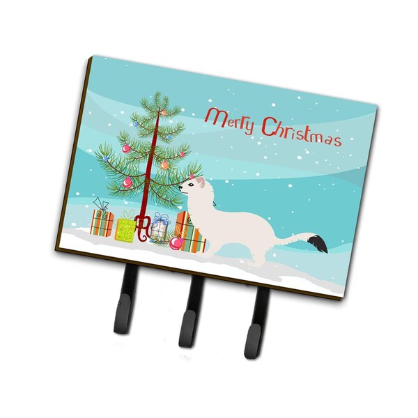 Carolines Treasures Stoat Short-Tailed Weasel Christmas Leash or Key Holder - BB9239TH68
