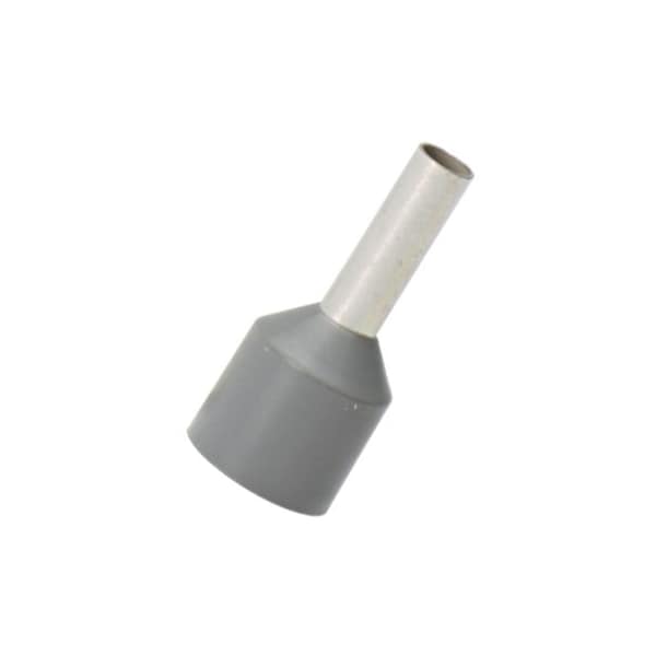 Terminal Panduit, Aislamiento, Estañado, 12Awg, 10mm, Gris, Paquete con 100 piezas - FSDXL81-10-C