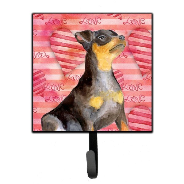 Carolines Treasures Miniature Pinscher No.2 Love Leash or Key Holder - BB9811SH4